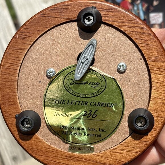 Emmett Kelly Letter Carrier Clown Music Box 49 Make Someone Happy Limited Ed - Picture 9 of 16